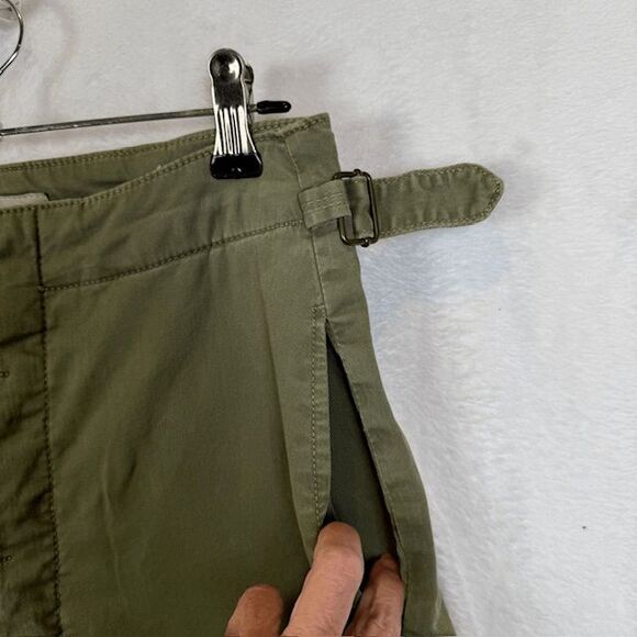 Mother "The Cinch Greaser" Killing Time Fatigue Green Pants Wide Leg Size 25 - Picture 4 of 16